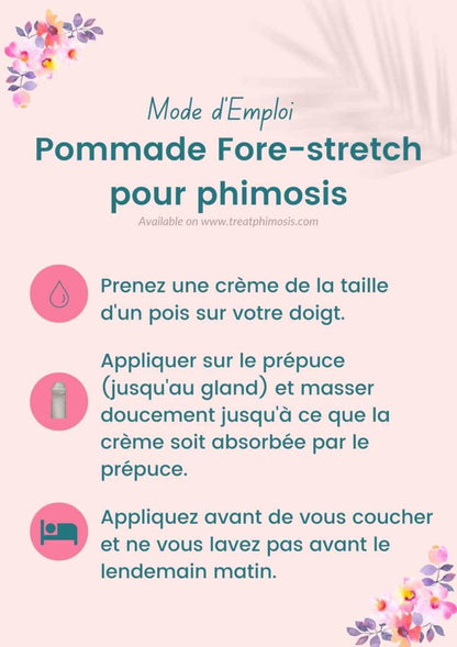 20 anneaux d'étirement Phimosis, crème pour étirement, huile de noix de coco phimosis, outil et guide d'utilisation | Kit complet de phimosis