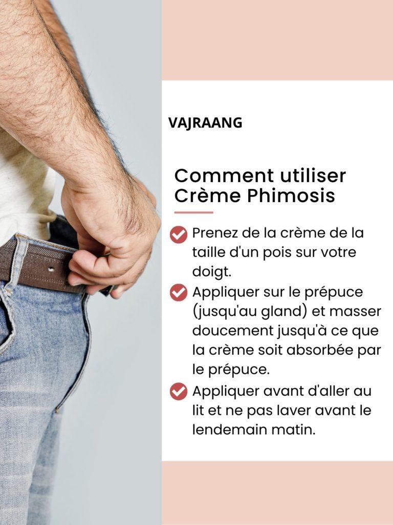 Crème Vajraang Phimosis & Paraphimosis – Résultats rapides – 60ml