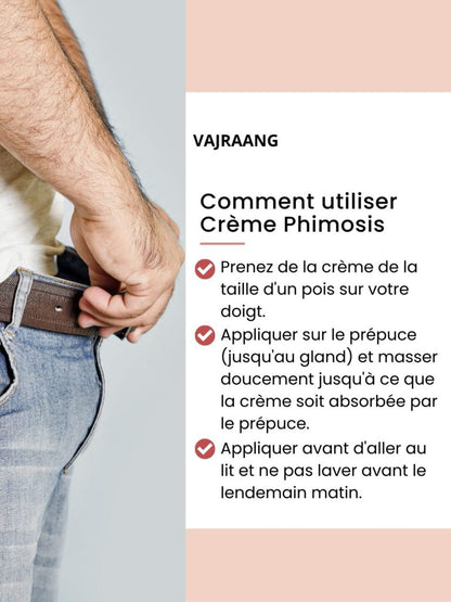 Crème Vajraang Phimosis & Paraphimosis – Résultats rapides – 60ml